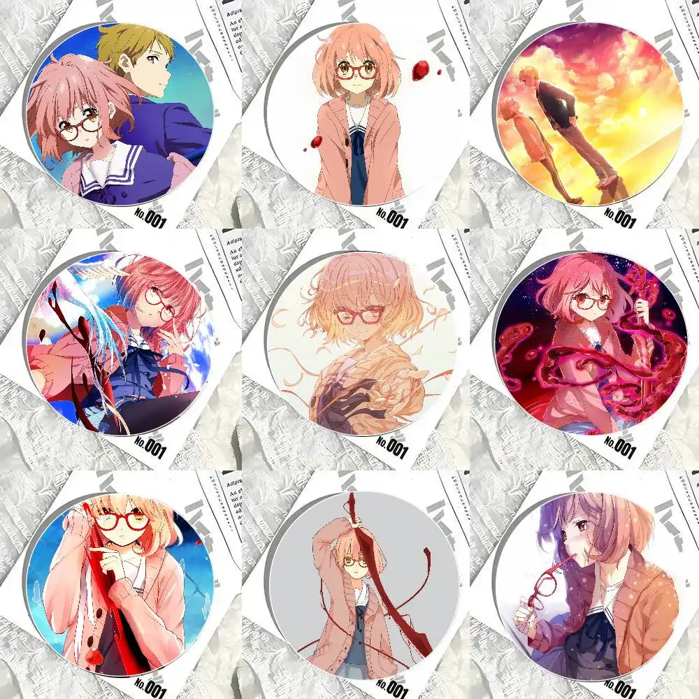 Beyond The B-Boundary Anime Cartoon Style Badge Brooches On Backpack Decoration Round Enamel Pins For Accessorys