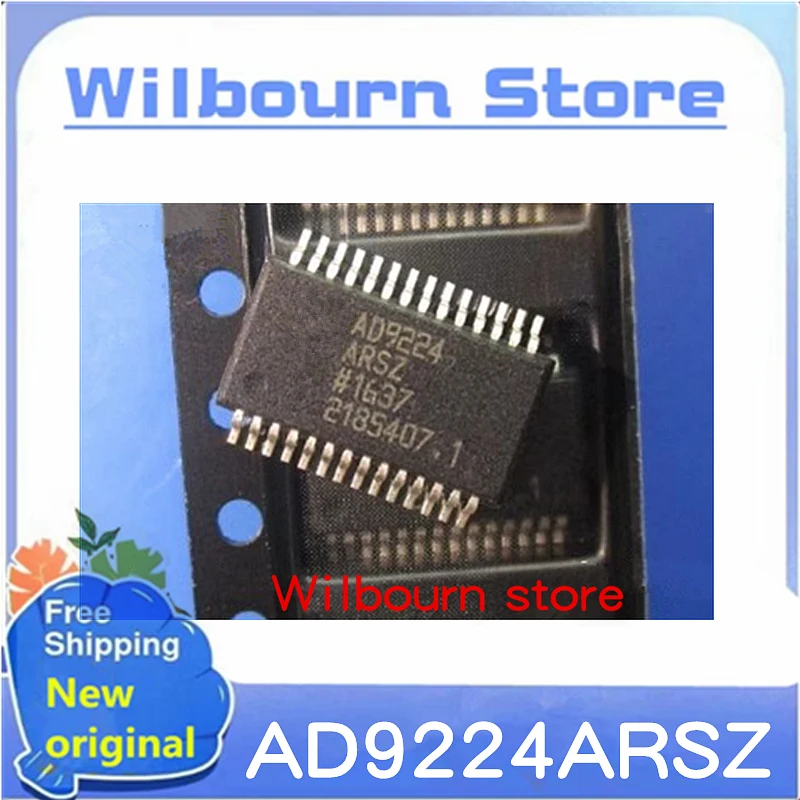 2PCS~10PCS/LOT AD9224ARSZ AD9224ARS AD9224ARSZRL AD9224 ARSZ  SSOP28 New original