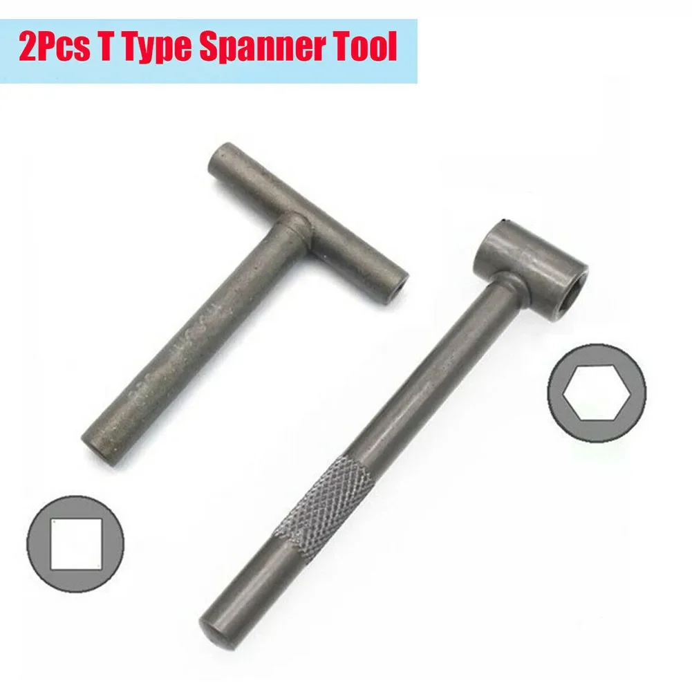 

T Spanner 2 Piece T Wrench Set For Motorcycle Engine Valve Screw Clearance Adjusting 3/35/4/9/10mm Square & Hex
