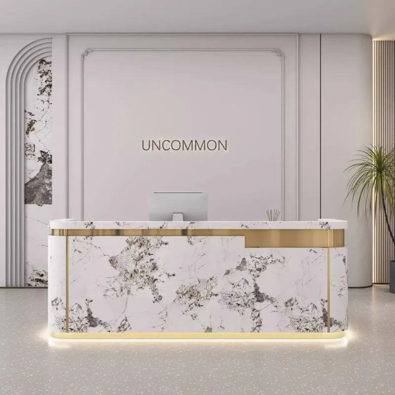 

Business Quality Reception Desks Office Modern Light Luxury Adult Reception Desks Industrial Service Escrivaninha Furniture