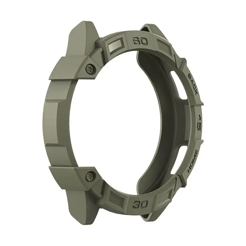 Case Compatible For Watch 4 Classic 46mm Smart Watch Cover TPU Screen Protector Stylish Watch4 Accessories