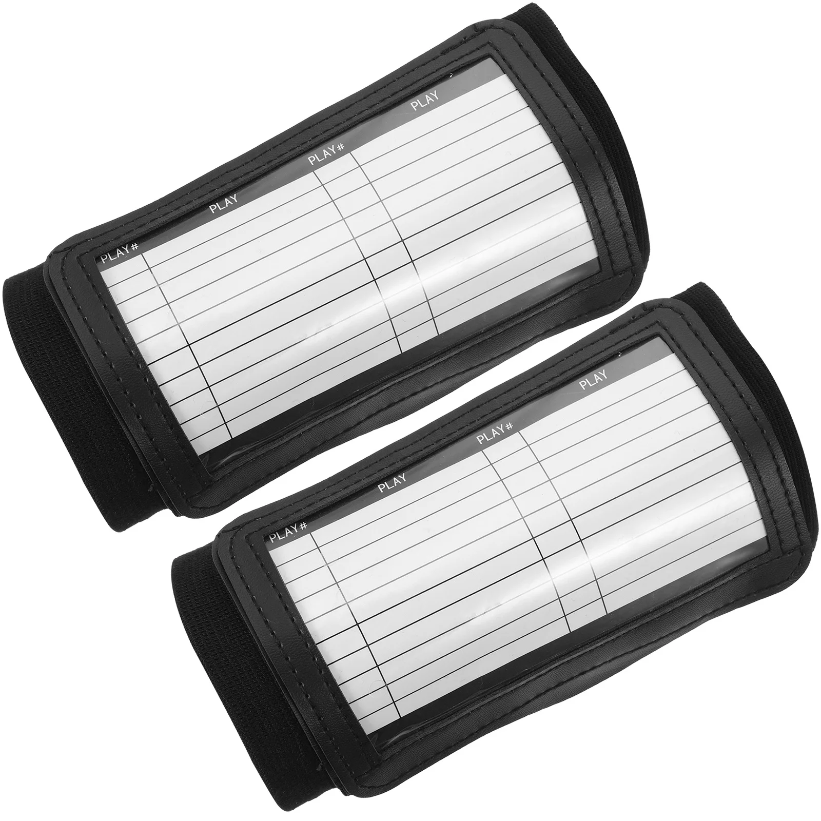 2pcs Football Coaching Board Basketball Play Wristband Reusable Tactical Wristband Heavy Training Tool For Adults