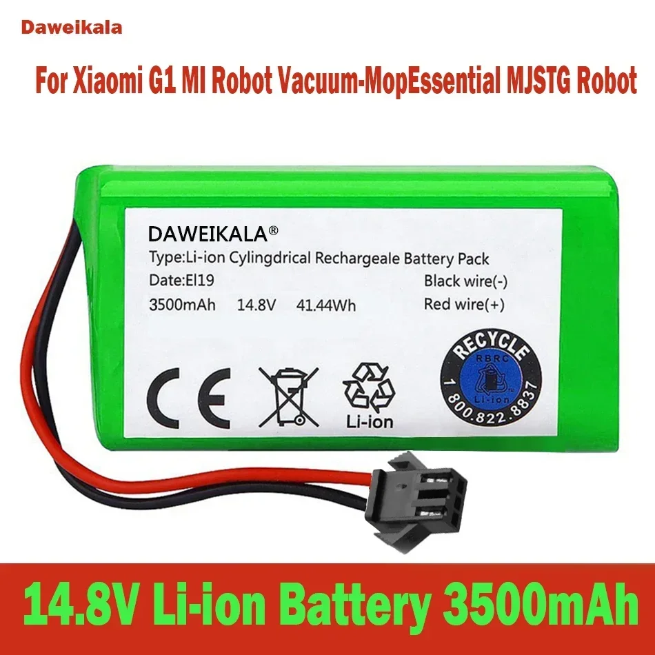 NEW 14.8V 3500mAh 18650 Replacement Li-ion Battery for Conga Excellence 990 1090 Ecovacs Deebot N79S N79 Eufy Robovac 11S 12 15C