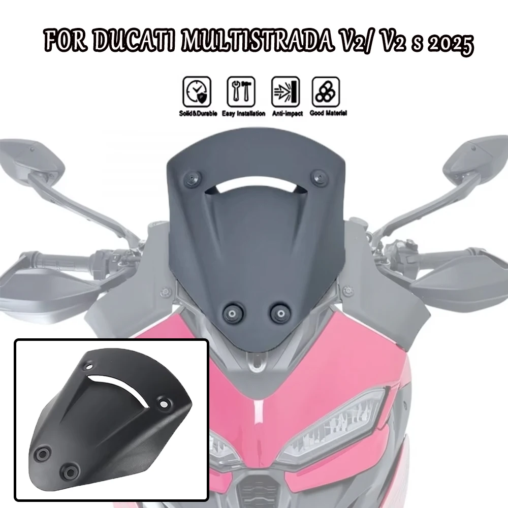 

Suitable for Ducati Multistrada V2 V2S 2025 Motorcycle ABS Windscreen Protector Windshield Deflector Universal Fit Accessories