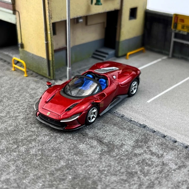 BBR 1/64 Daytona SP3 Rosso alliage jouet véhicule à moteur moulé sous pression en métal modèle cadeaux