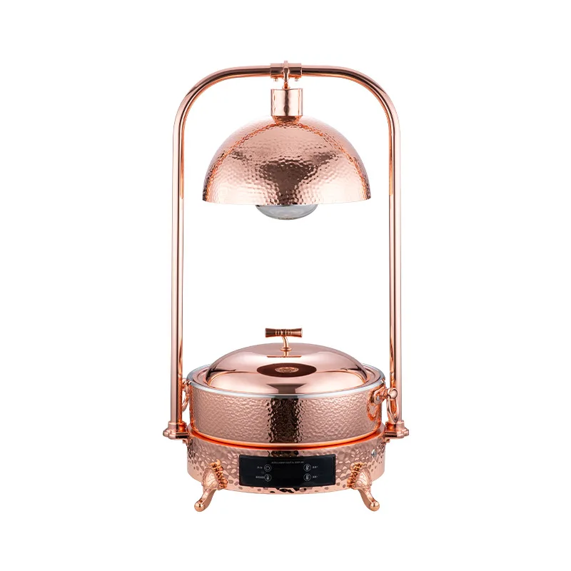 

Buffet insulation lamp Commercial cooked food heating food Warm Hotel breakfast Ceramic hot vegetable stove Insulation table