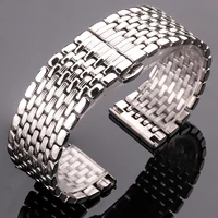 Pulsera de reloj de acero inoxidable 16 18 20mm 22mm correa sólida para hombres mujeres Galaxy Watch 7 Ultra Huawei Watch GT 4 Smartwatch Band