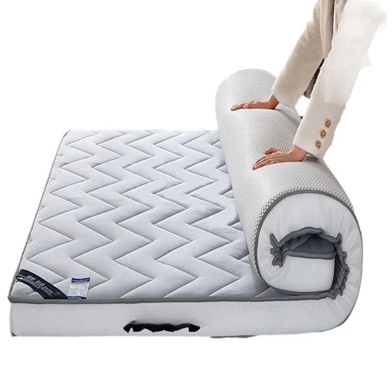 Latex mattress double-sided household double thickened student dormitory single special tatami sponge mattress foldable