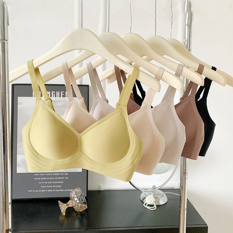 Small Chest Ventilate Comfort Chest Wrap No Steel Ring Bra Gather Together Anti-Sag Underwear Women Soft Sexy Comfort Tube Top