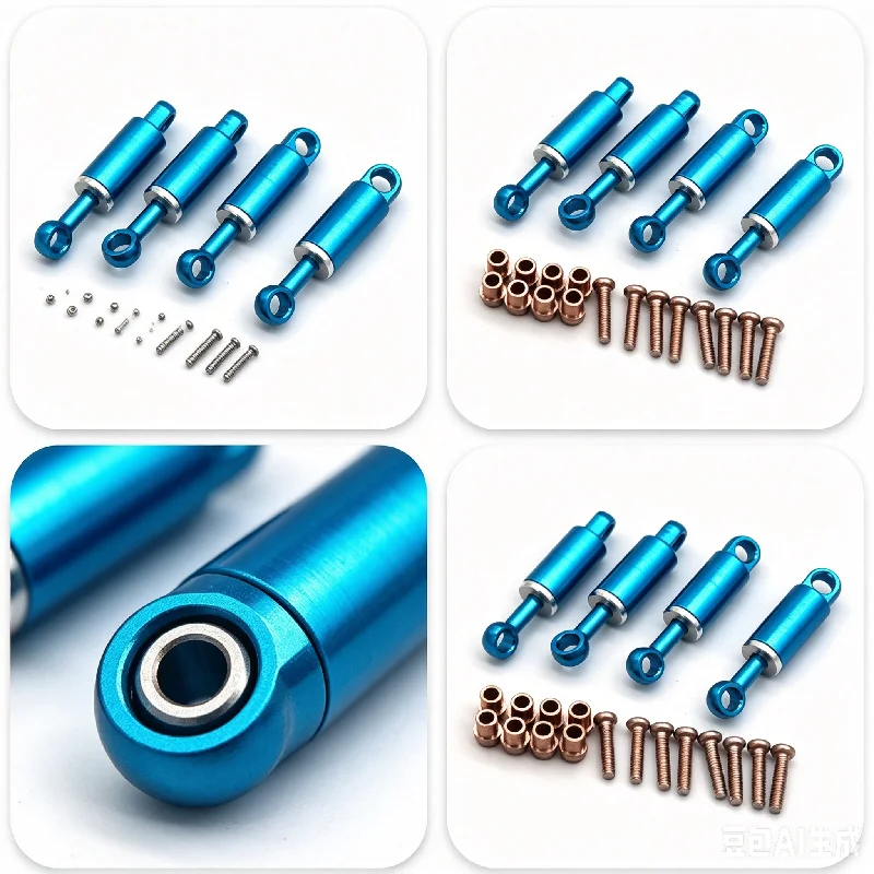 WLtoys 284019-A 284131 284010 284161 K989 K969 RC 1/28 Remote Control Car Metal Parts with Built-in Spring Damper