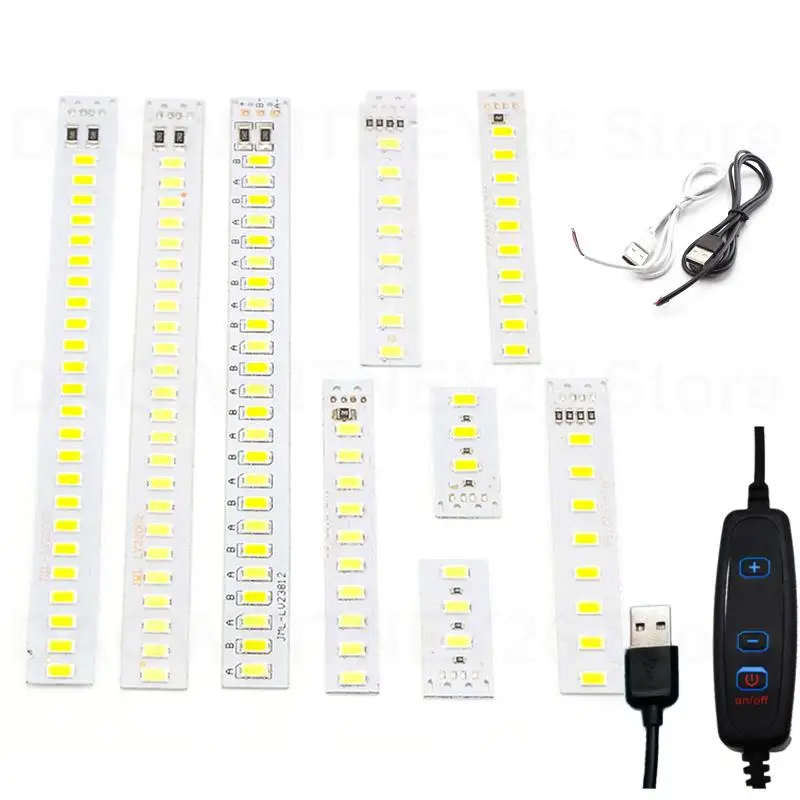 4W 5W 12W sostituzione chip luce led sorgente DC 5V usb dimmerabile LED bianco caldo perline superficie lampada notturna SMD illuminazione lampadina