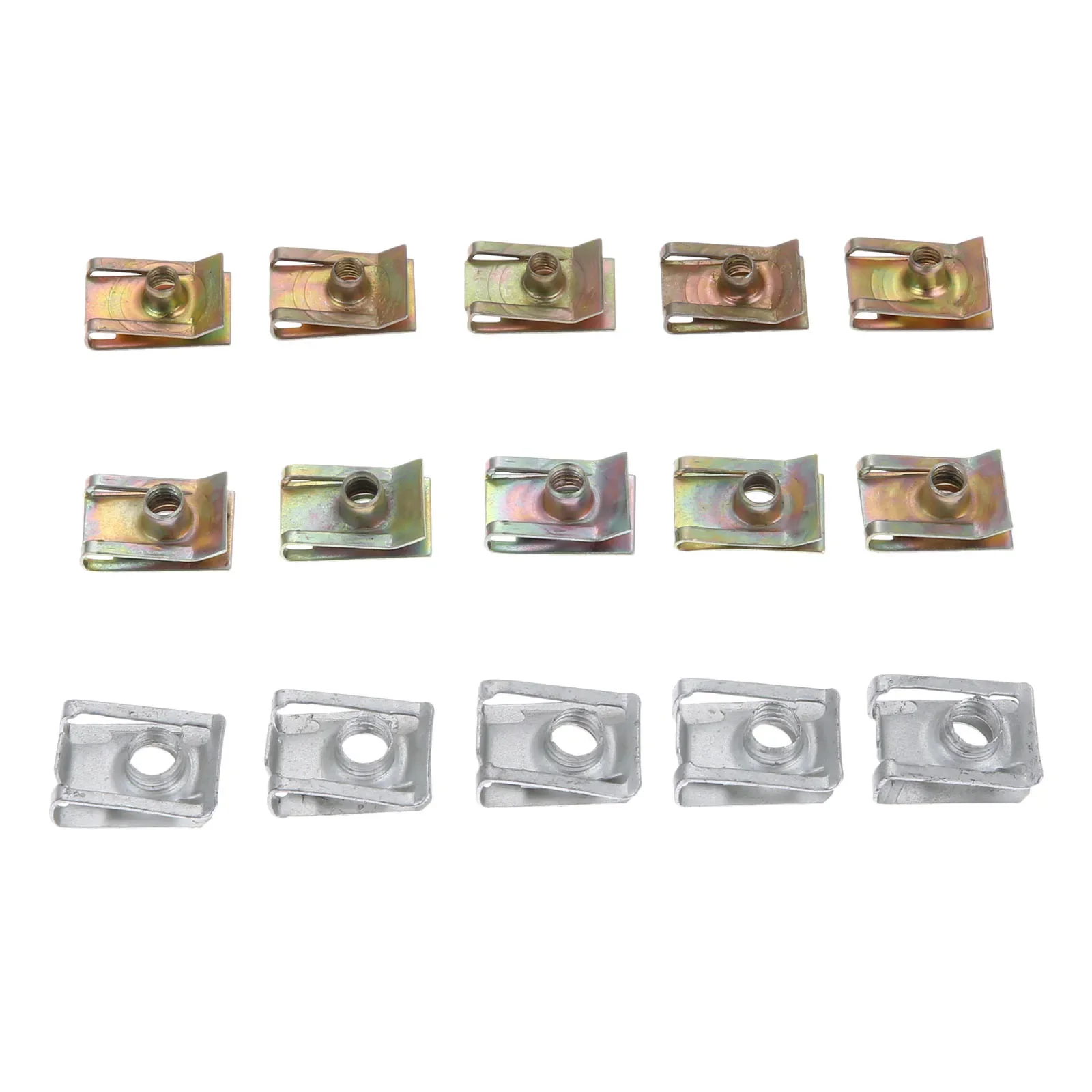 

10pcs M5/M6/M8 Metal Clips Car Fastener 5mm/6mm/8mm Hole Diameter Fit Motorcycle Fairings Trim Pieces Panels Auto Accessories