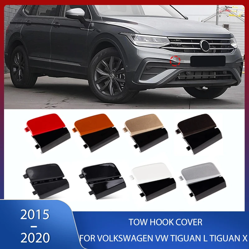 

Car Front Bumper Tow Hook Cover Trailer Cap Towing Eye For Volkswagen VW Tiguan L Tiguan X 2022 2023 2024 5NH807155 5NH 807 155