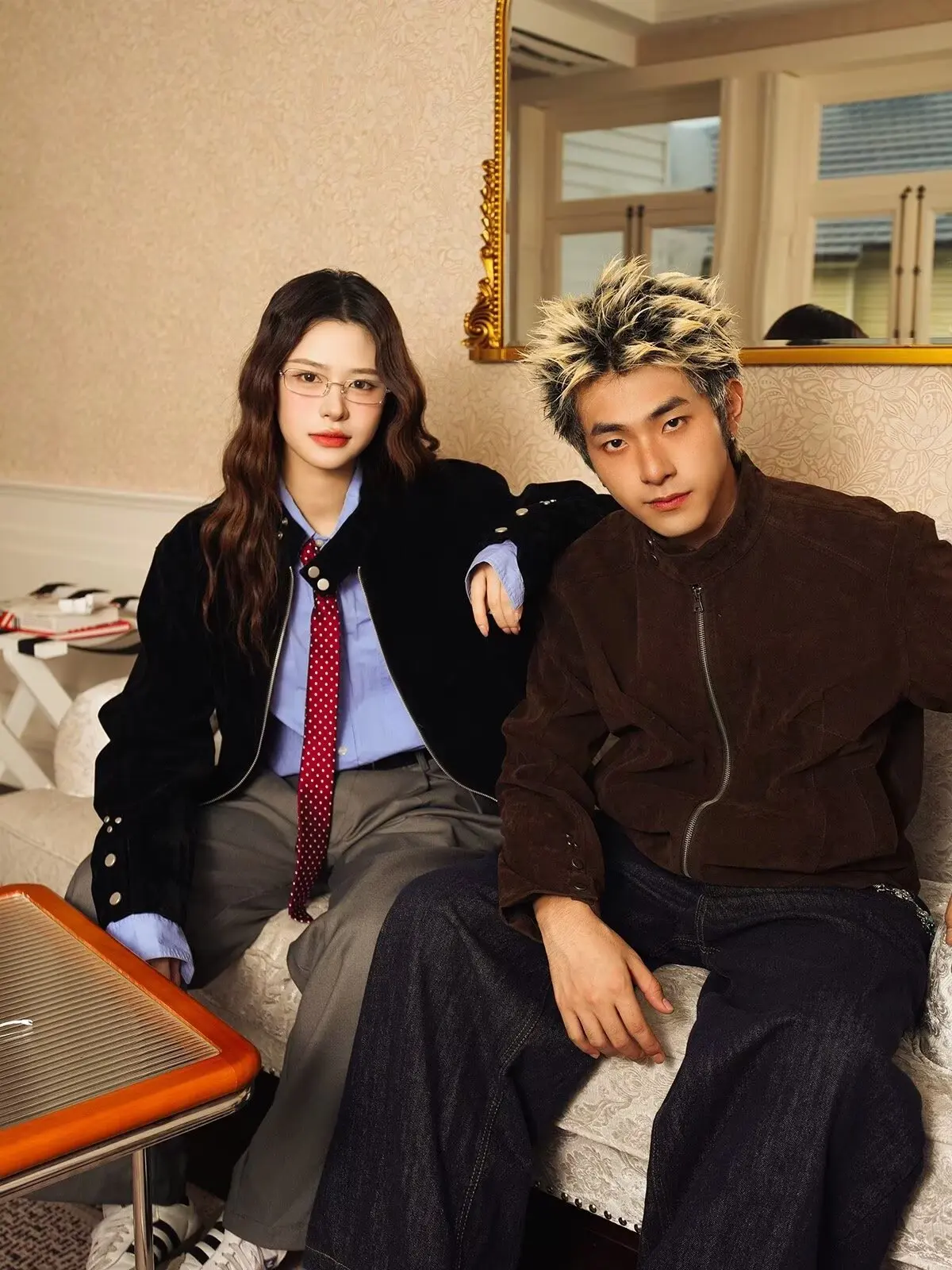 

Замшевое пальто в стиле ретро Crt коричневого цвета с воротником-стойкой Harrington Jaet для мужчин и женщин, осень-зима, новинка, винтажное кожаное пальто в современном стиле