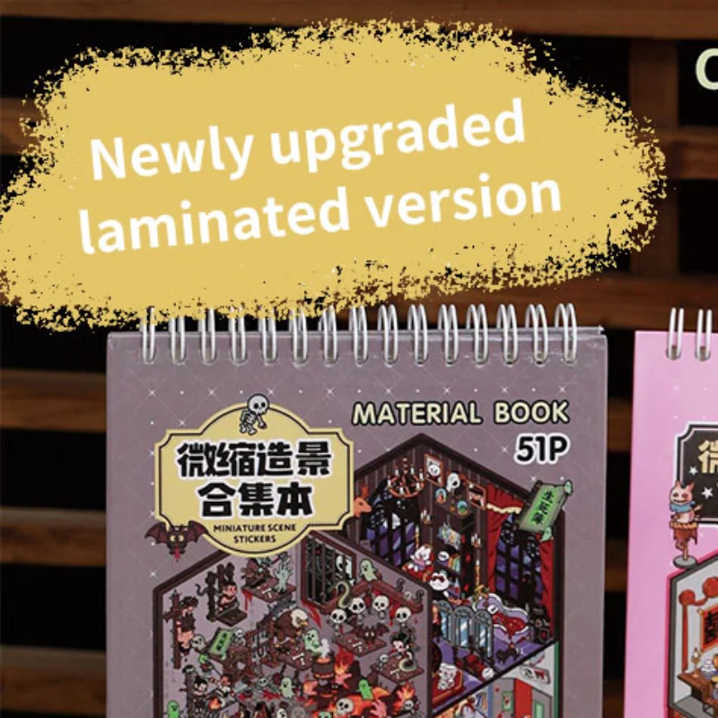 

40Pcs 20in1 3D Landscape Stickers Collection Book Album Cartoon Scene DIY Toy Game Festival Birthday Gift for Kid Girl Child