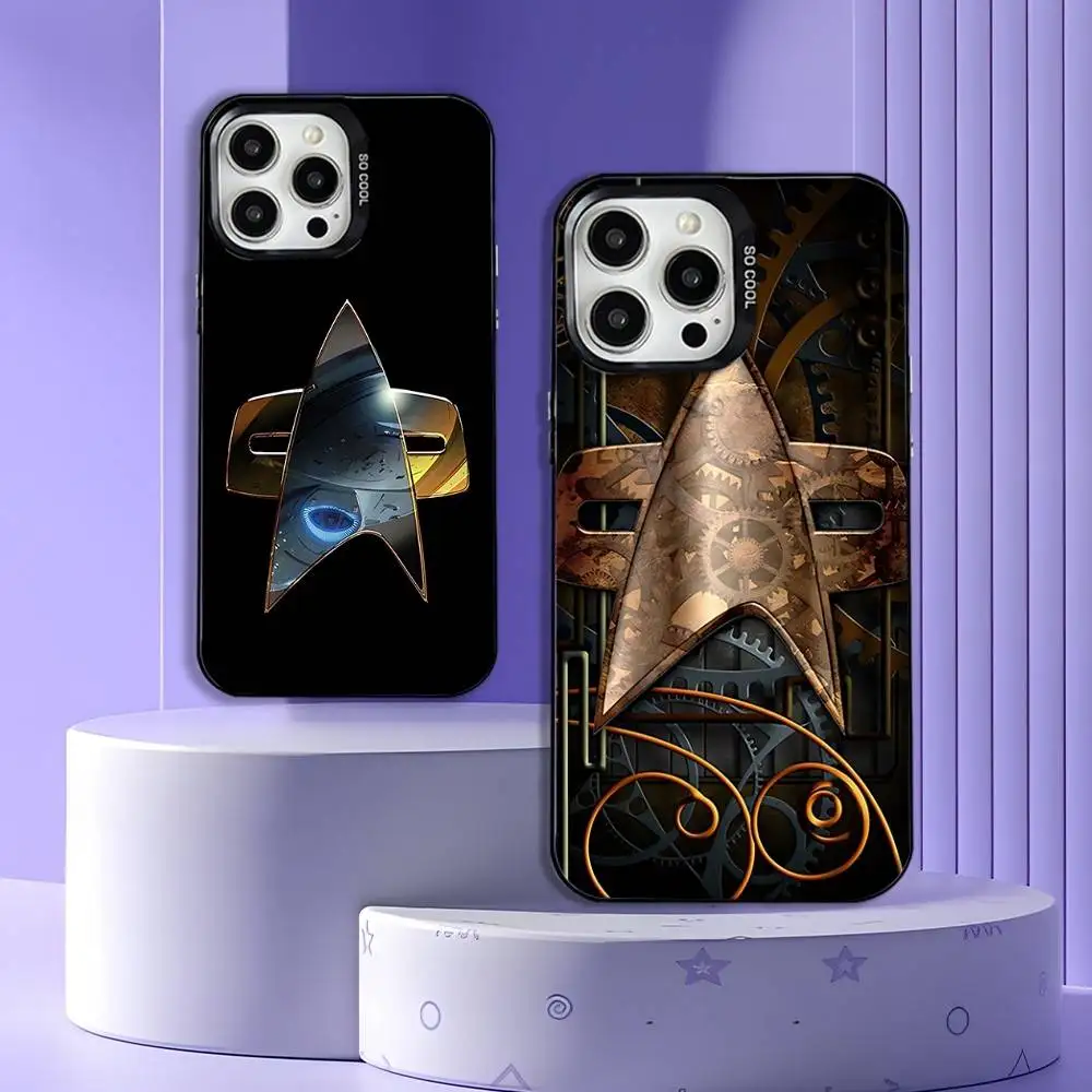 

Star T-Trek Ships Phone Case For iPhone 17,16,15,14,13,12,11,Pro,Max,Plus,E,Air,Mini Black Tpu Cover