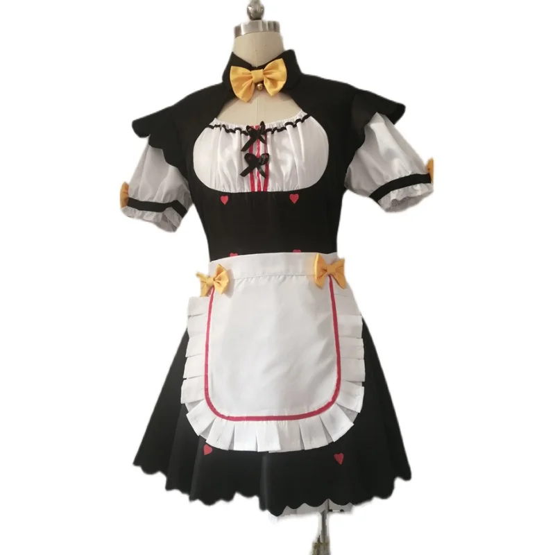 

2022 NEKOPARA Cosplay Chocola Maid Dress Costume Anime Game Chocola Vanilla Cat Neko Girl Women Outfits