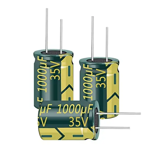 

20pcs 35V 1000UF Capacitor 13X20mm(0.51x0.78in) High Frequency Aluminum Electrolytic Capacitors(20pcs 35V 1000UF)