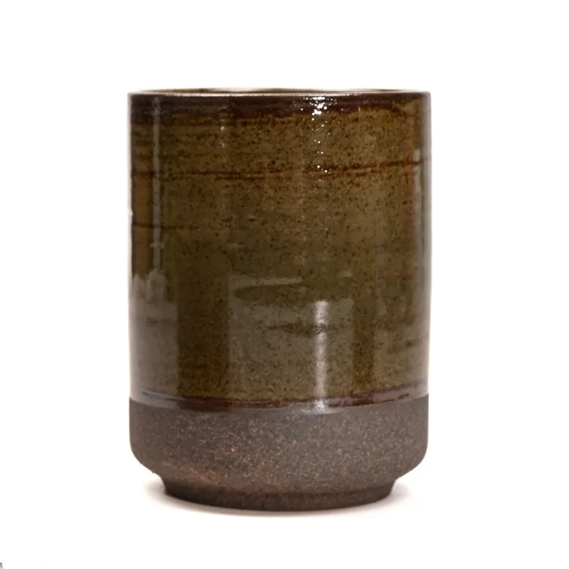 

Kiln Style Retro Style Rough Pottery Hand Held Water Cup Homestay Restaurant Beverage Cup