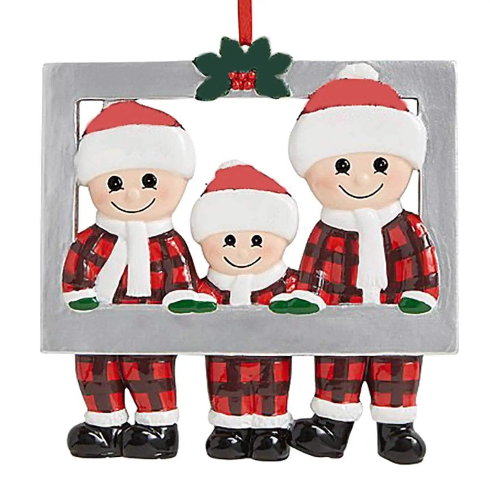 Christmas Photo Ornaments | Christmas Tree Ornaments Resin Santa Claus Figurines | Christmas Photo F