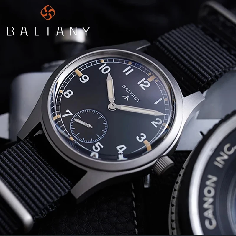 Baltany 2024 Dirty Dozen Collection Military Retro Men\'s Quartz Watches VD78 Stainless steel Dial Waterproof reloj hombre