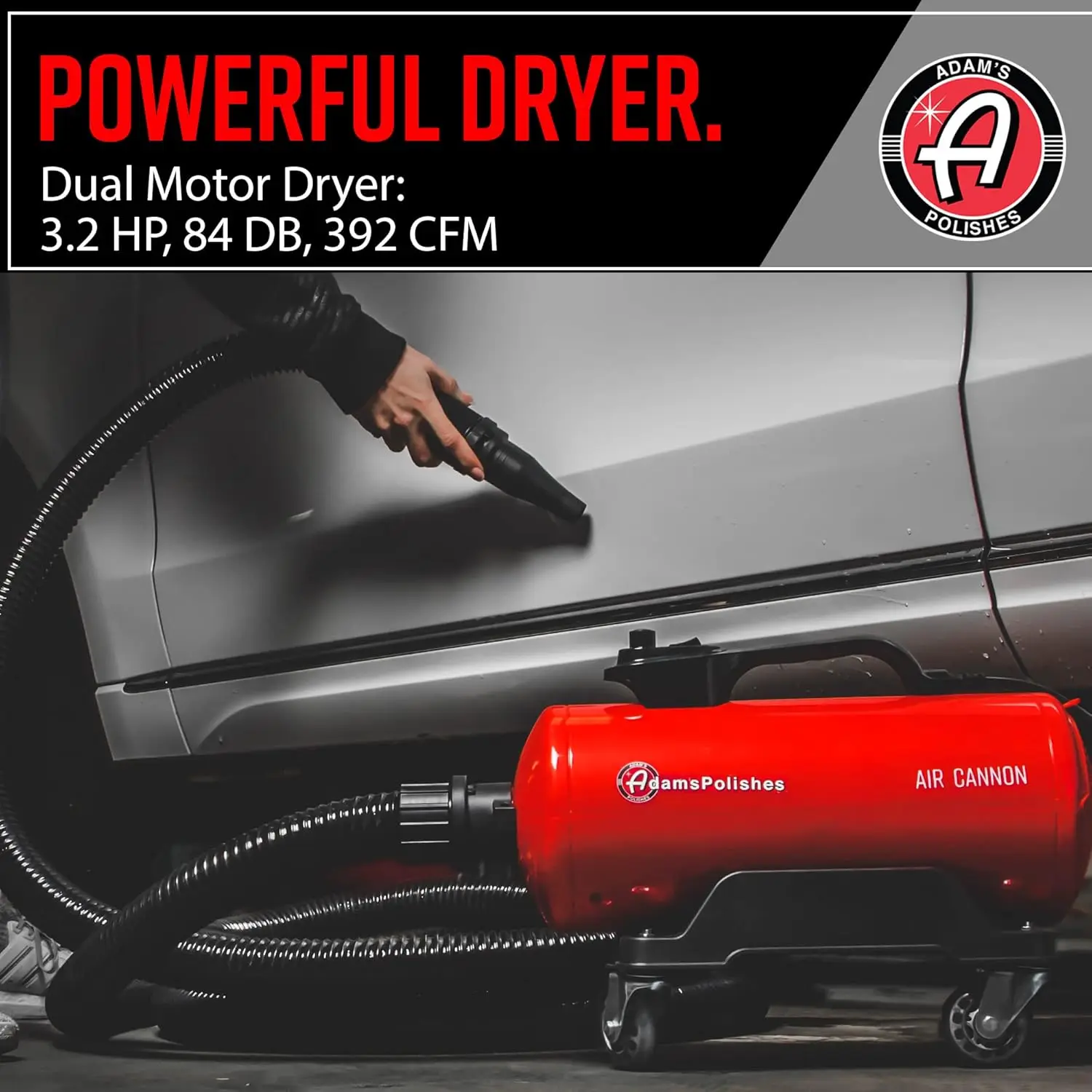 Air Cannon Car Dryer Blower Powerful Detailing Wash Filtered Dryers Blowers & Blades Safer Than Microfiber Towel Cloth