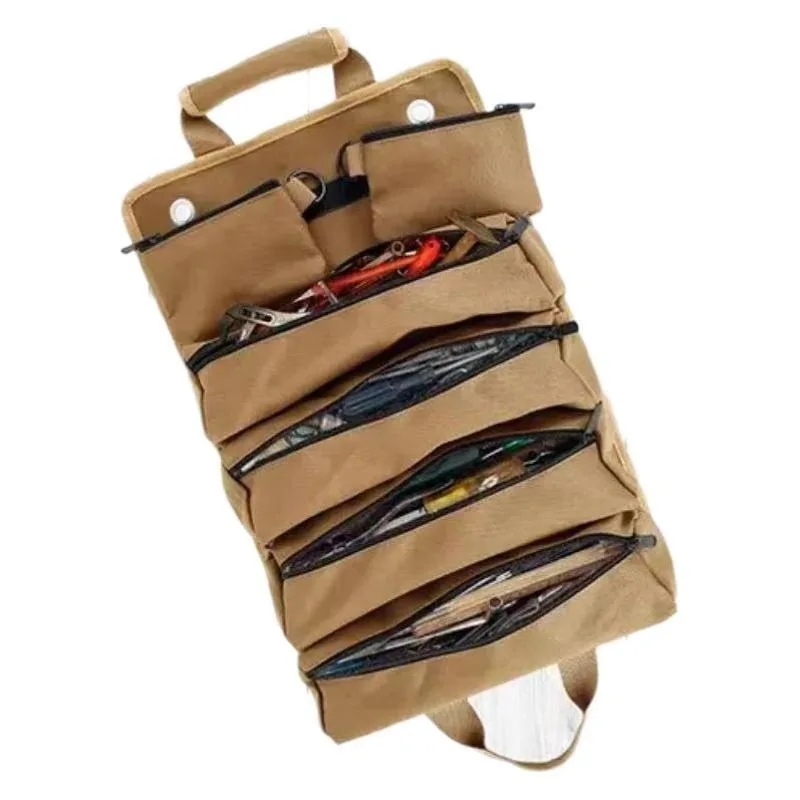 Gold Tool Storage Bag Classification Pocket Wear Resistant Tool Kit Car Storage Tool Kit Bag