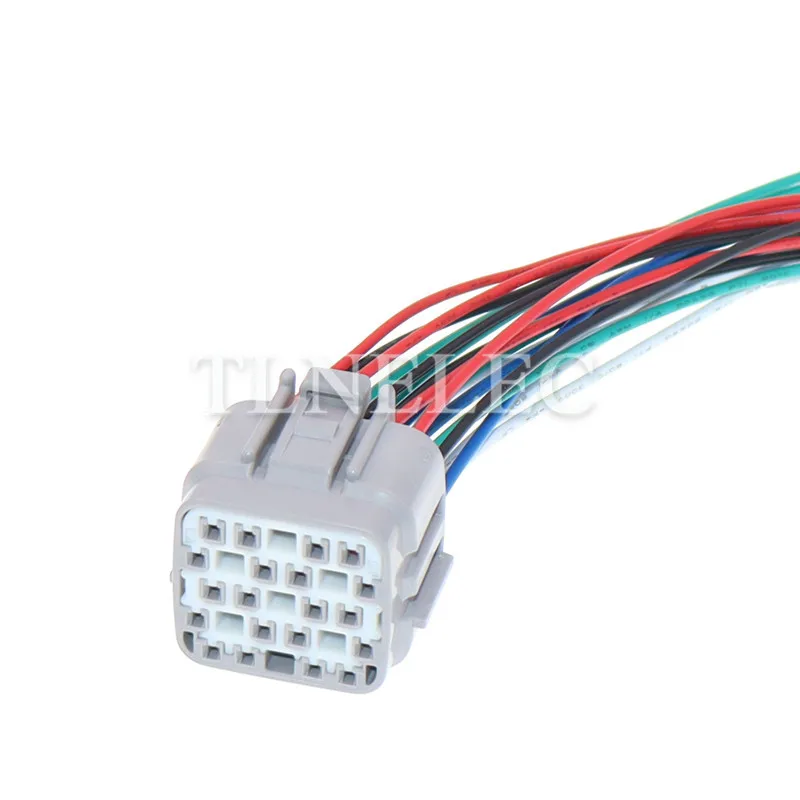 20 Pin Way Car Excavator Hydraulic Pump Waterproof Socket Auto Electrical Control Board Connector With Wires 6189-0714 6188-0494