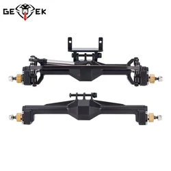 +10mm Diamond CNC Brass Portal Axles with Lay Down Servo Mount & Links for 1/18 RC Crawler TRX4M Axle Upgrade Parts