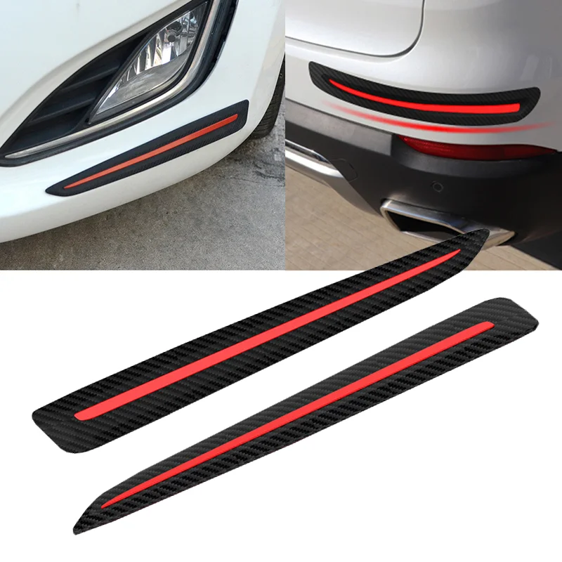 2Pcs Universal Car Bumper Corner Strip Protector Guard Anti-Scratch For BMW Toyota Tesla Peugeot Audi Suzuki  Accessories