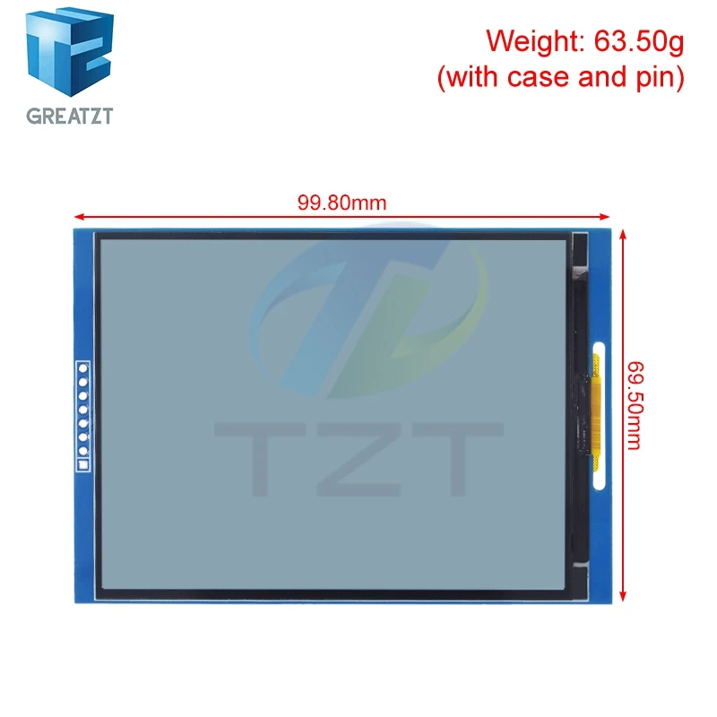 4.2 Inch Mono TFT LCD Display Module TZT 300x400 ST7305 8Pin IPS SPI Interface Monochrome Black White Screen For Arduino
