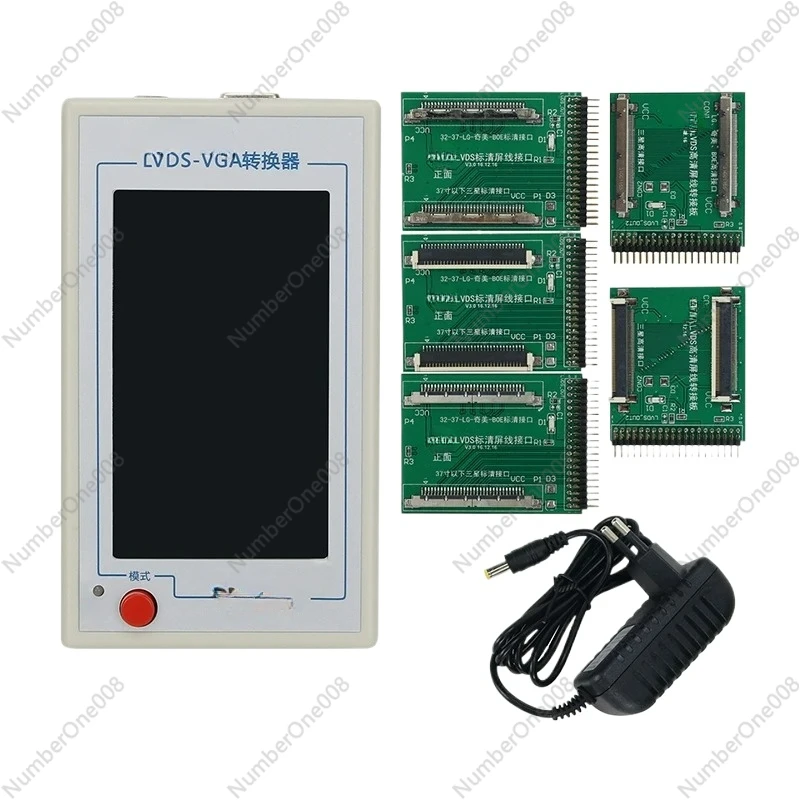 

TV160 6TH Generation LVDS-VGA Converter LCD TV Motherboard Tester 4.3" Screen Supports SD HD Screens