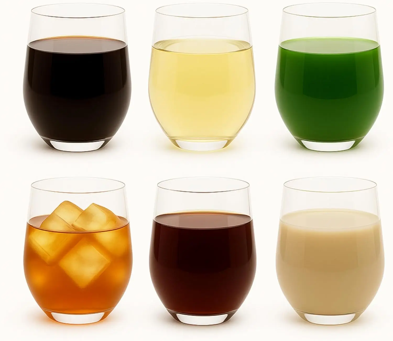 

Бокалы для вина без ножек, набор из 6 штук, 12 унций, идеально подходят для коктейлей, красно-белого вина и скотча для дома и батончиков, стаканы для сока,