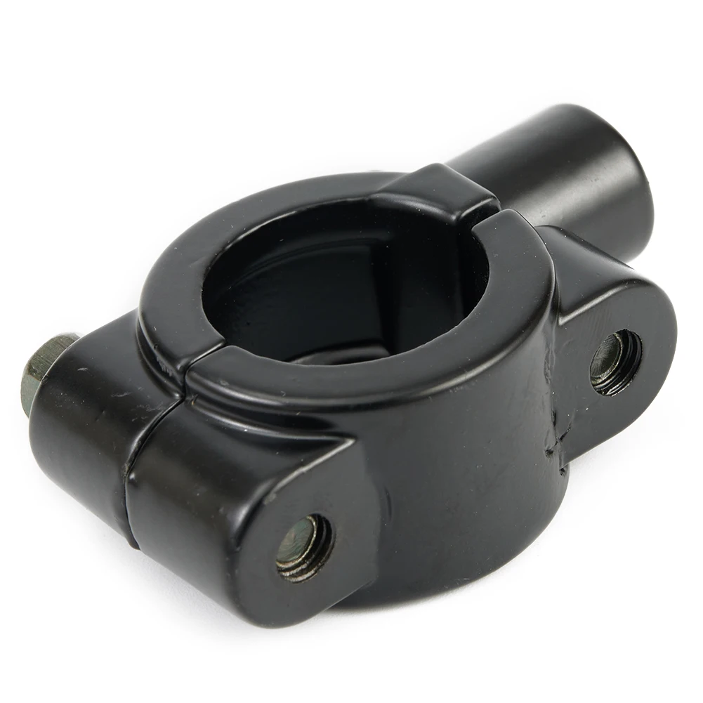 Sleek Black Mount Holder for 7 8 Handlebars Heavy duty Aluminium Construction Suitable for Motorcycles and Bicycles