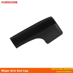 1PC Nut Cover Screw Cover Front Wiper Arm End Cap ABS Plastic 7L0955235B For Volkswagen Touareg 2003-2010