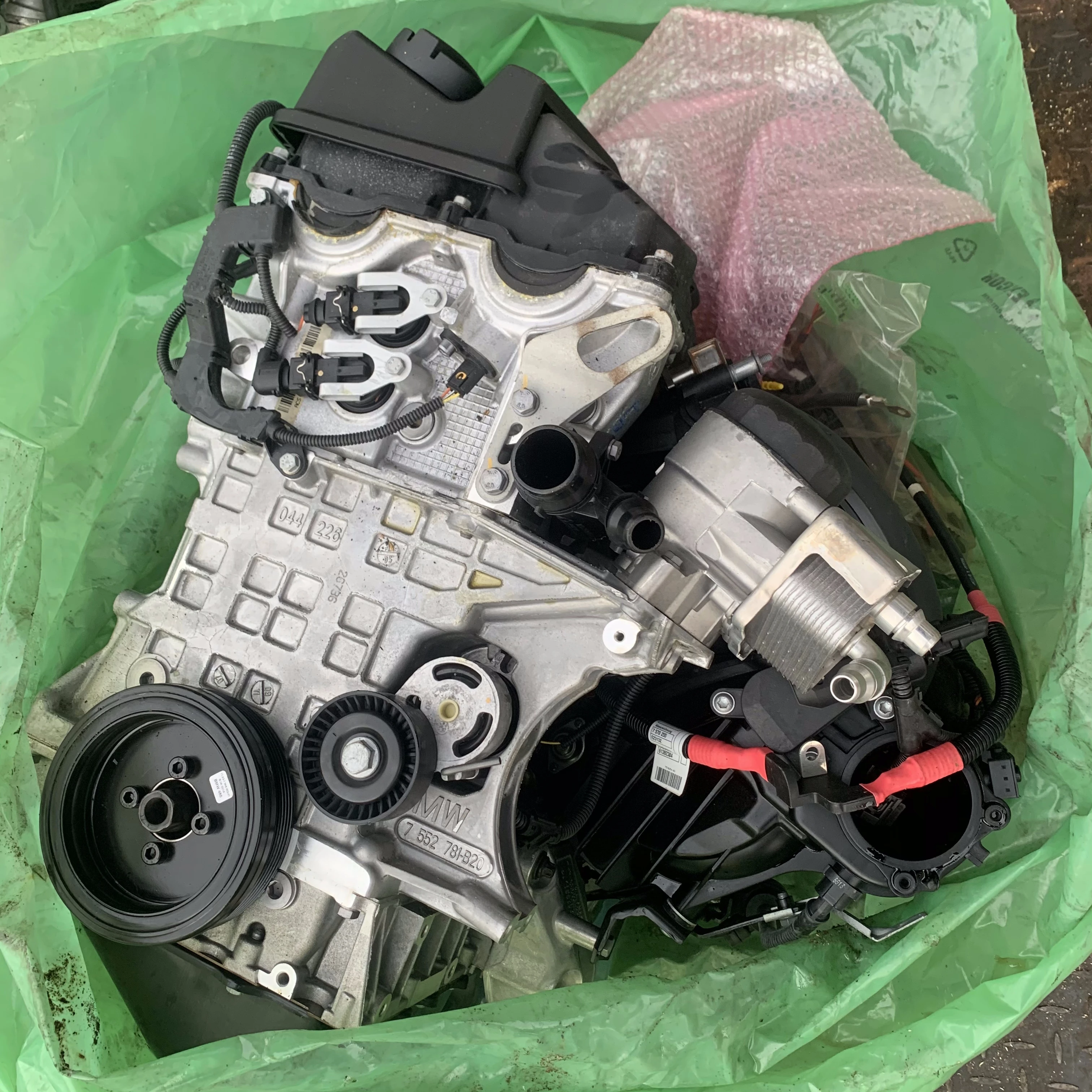 Hele Verkoop Gloednieuwe Originele Hoge Kwaliteit N46 Motor Assemblage Auto Lang Blok Voor Bmw E90