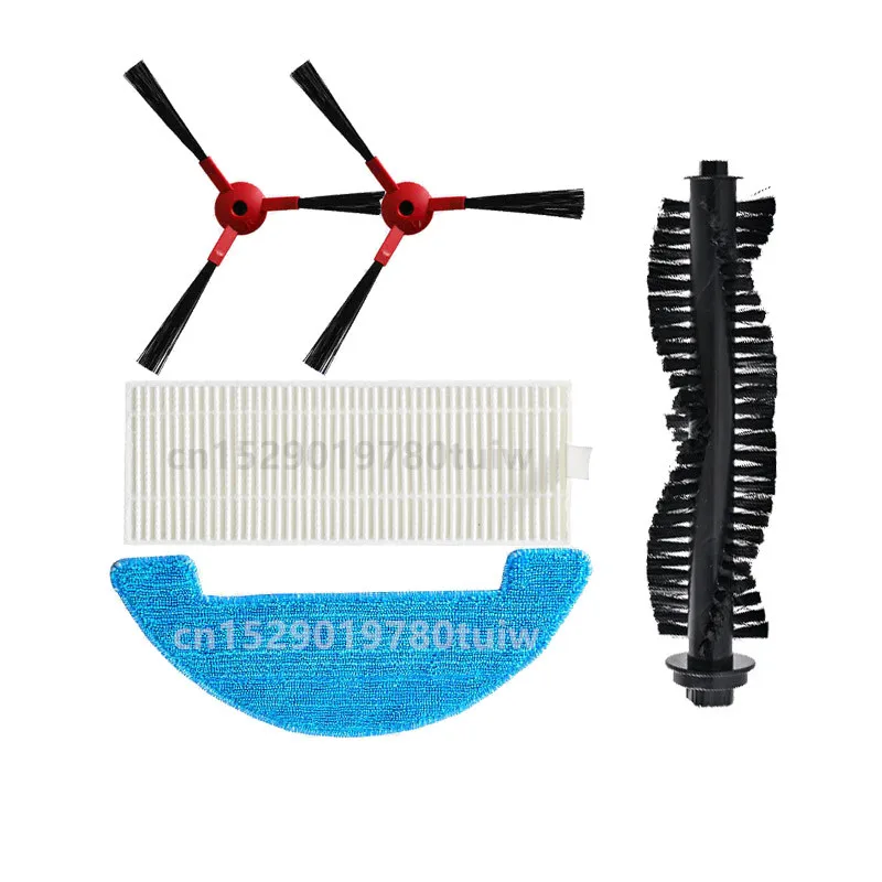 Robot HEPA Filter Main Roller Side Brush Mop Cloth for Kitfort KT-590/ISWEEP D520/360 C50/airrobo P10/Haier HSR vacuum cleaner