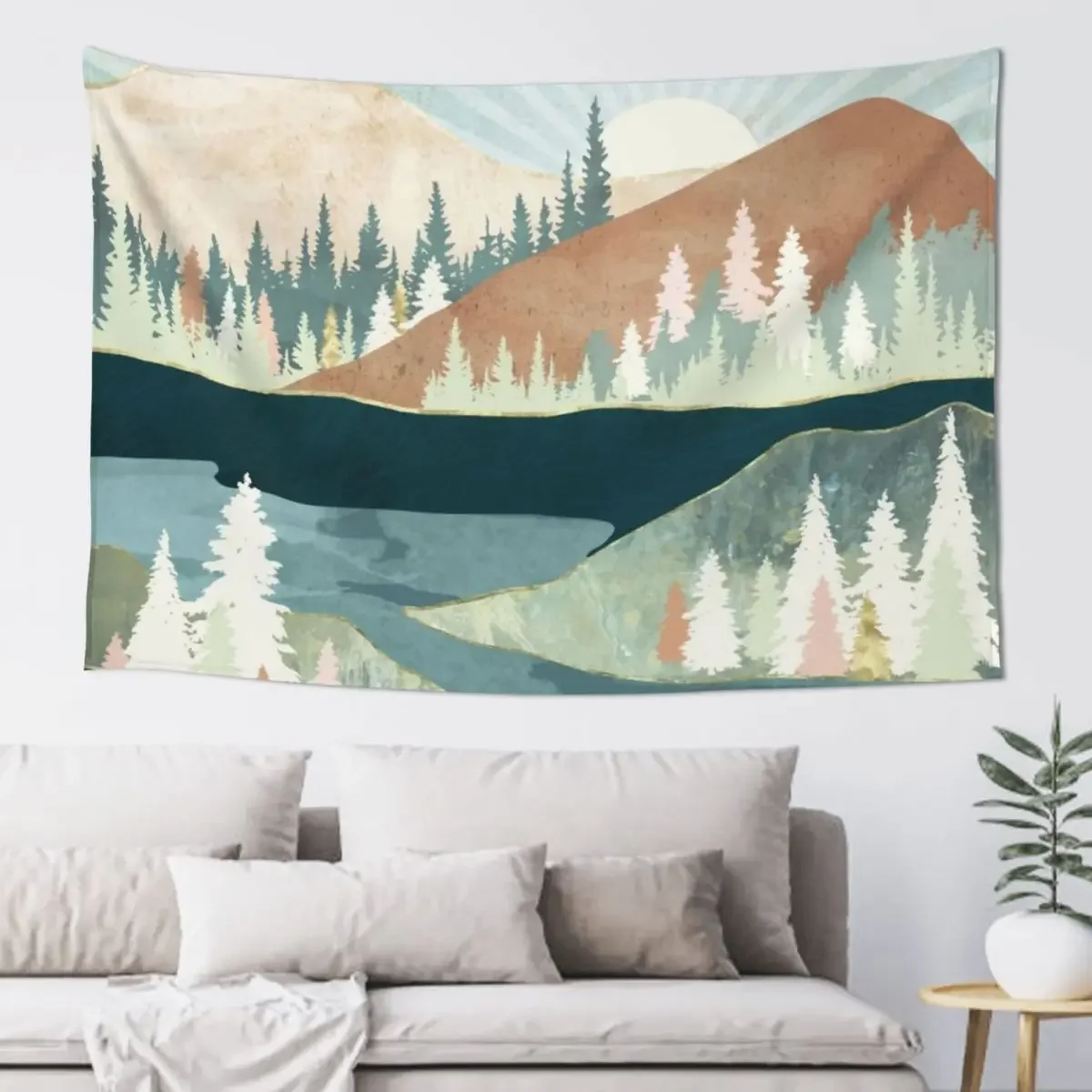 Autumn Sun Tapestry Christmas Decoration Decoration Room Tapestry