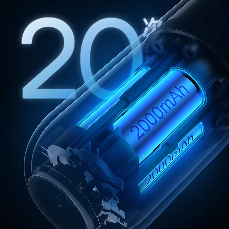 Xiaomi Youpin Car Vacuum Cleaner Mini Handheld Auto Vacuum Cleaner 6000Pa Wireless Powerful Suction Blow Vacuum 2 In 1 Home New