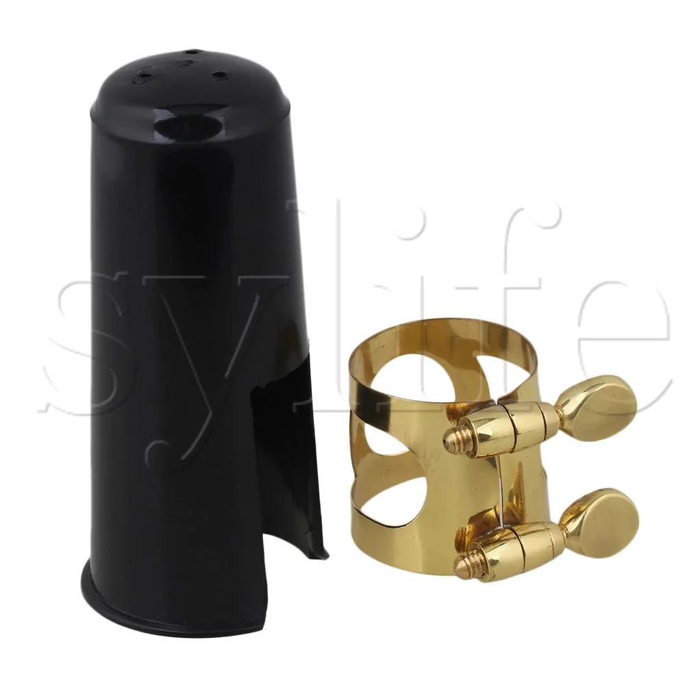 Bb Clarinet Mouthpiece Gold Ligature/ cap clip fastener