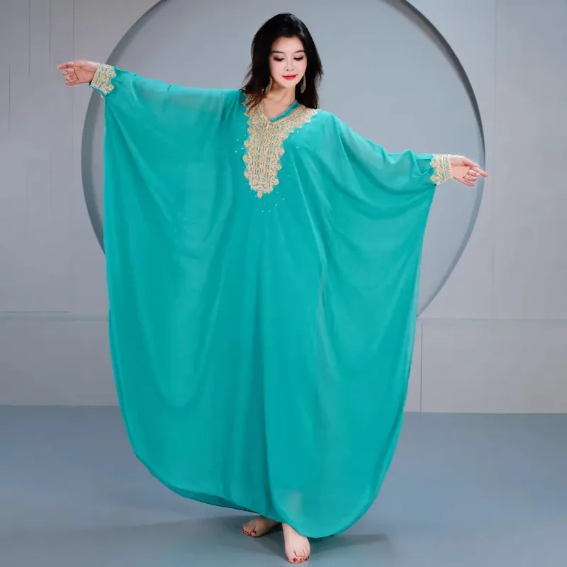 ที่กําหนดเอง 2025 ใหม่ Belly Dance เครื่องแต่งกายเปอร์เซีย Gulf Hair Swing Dance Khaleegy Halegy Robe การแข่งขัน Performance Dress Up