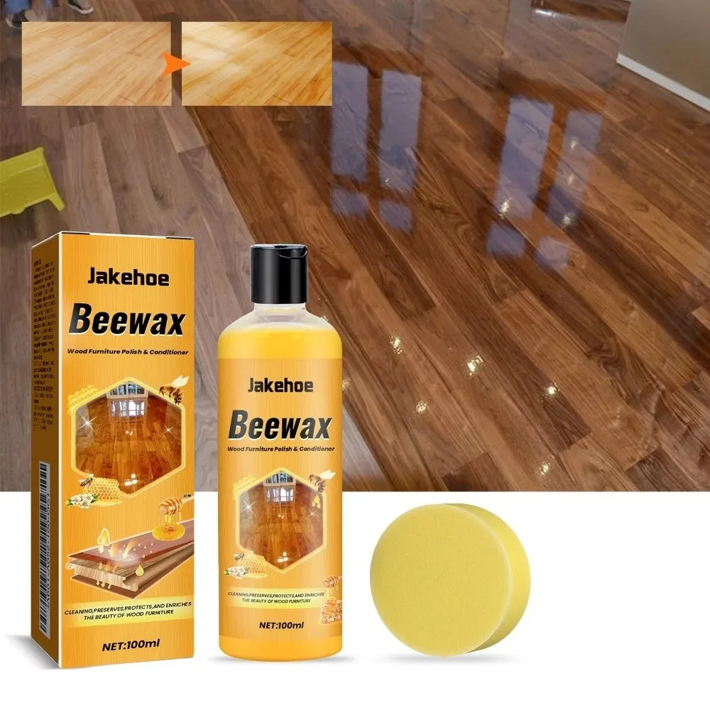 Natural 100ml Bees Wax Floor Cleaner Stain Prevent Long Lasting Furniture Polish Prevent Moisture Insect Cleaner for Home