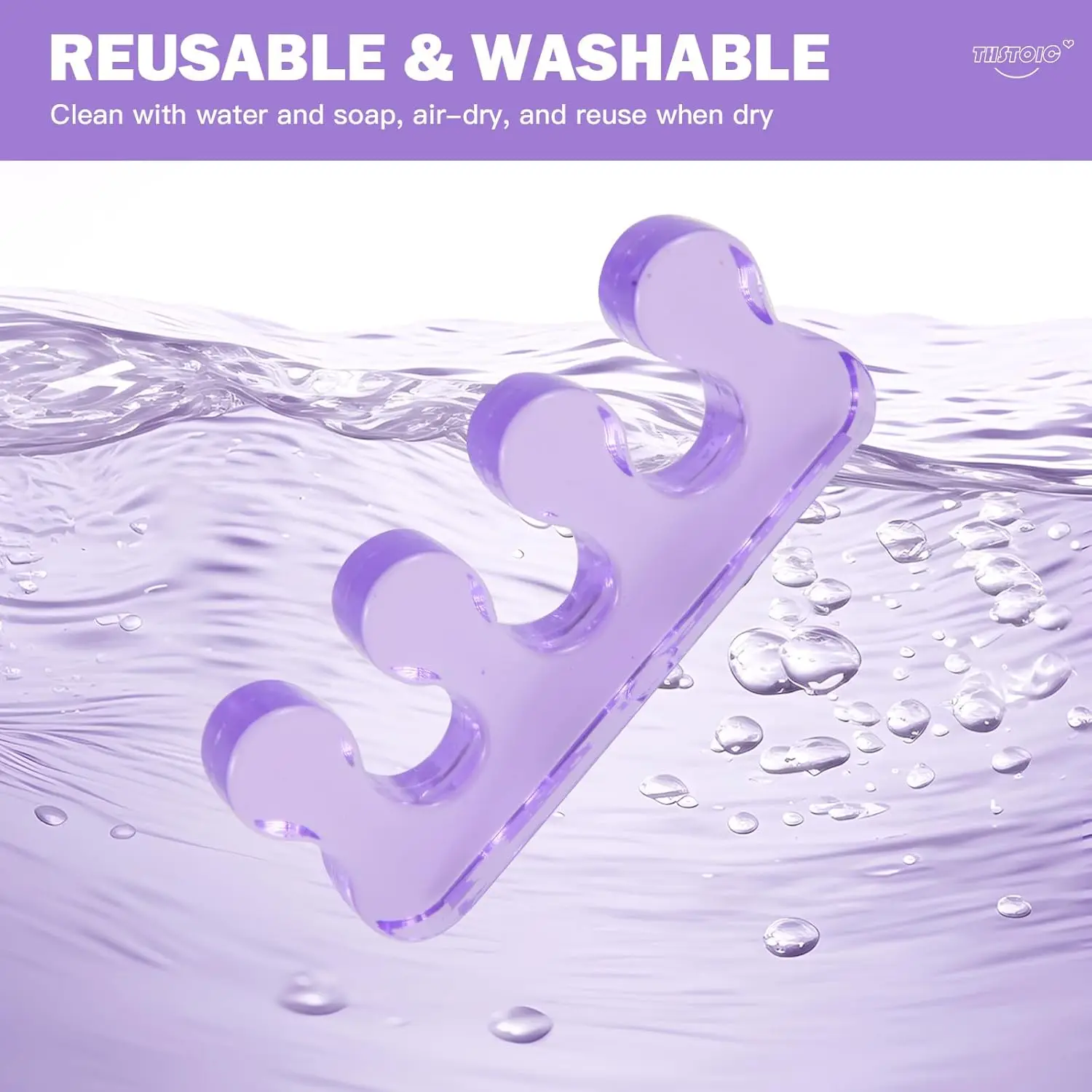 سيليكون تو فواصل الورم مصحح للنساء الرجال أدوات طلاء الأظافر العظام تو الفواصل لأصابع القدم المتداخلة المطرقة