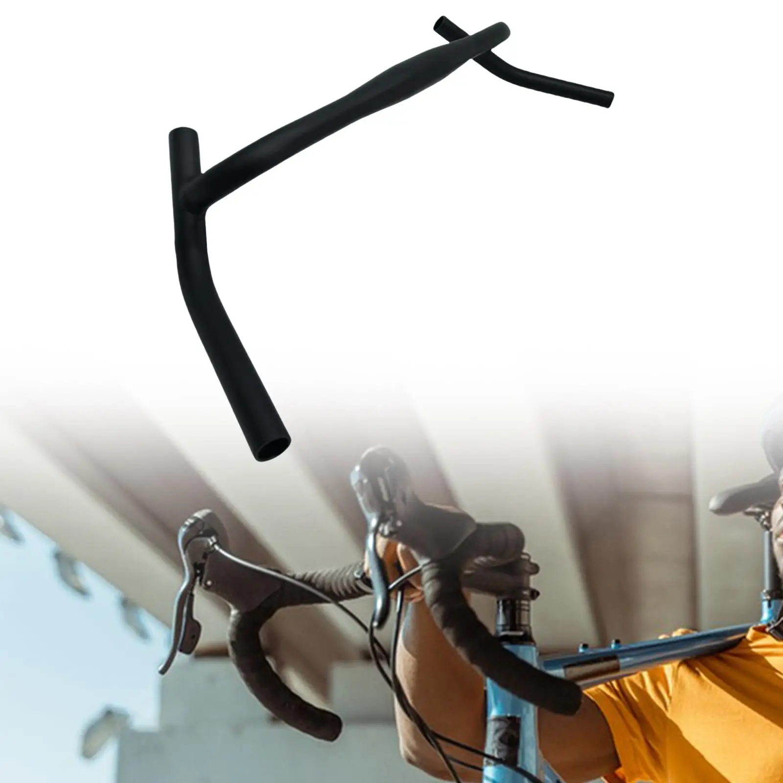 

Bicycle Handlebar Professional Spare Parts Premium Practical Replacement External Swing Angle Handlebar Aluminum Alloy Accessory