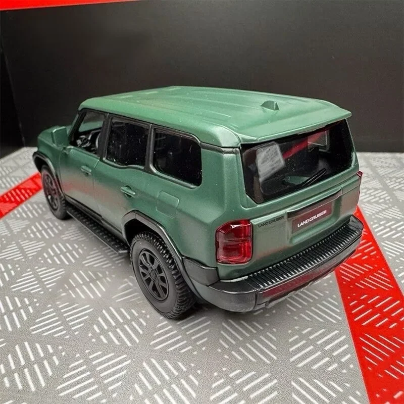 1/36 TOYOTA PRADO Land Cruiser LC250 SUV, модель автомобиля из сплава, металлические внедорожники, модель автомобиля, коллекция моделирования, детские игрушки, подарки