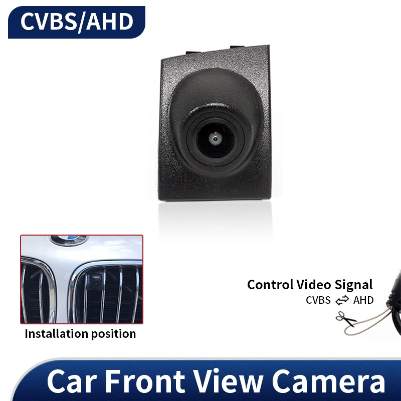 AHD Front View Logo Camera Waterproof Night Vision Car Front Grille Camera For BMW 3 Series GT Gran Turismo F34