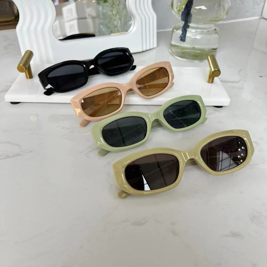Candy Color Women Sunglasses Rectangle Shape UV Protection Cool Sun Glasses Party Travelling Female Sunglass image 2