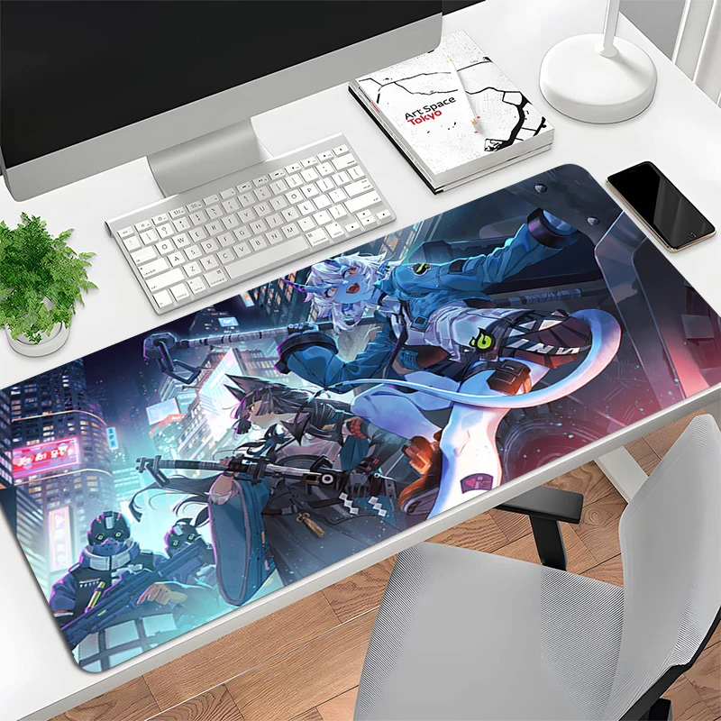 Soukaku Mouse Pad Gaming Laptops Keyboard Mat Deskmat Pc Accessories Desk Protector Anime Gamer carpet Zenless Zone Zero XXL XL