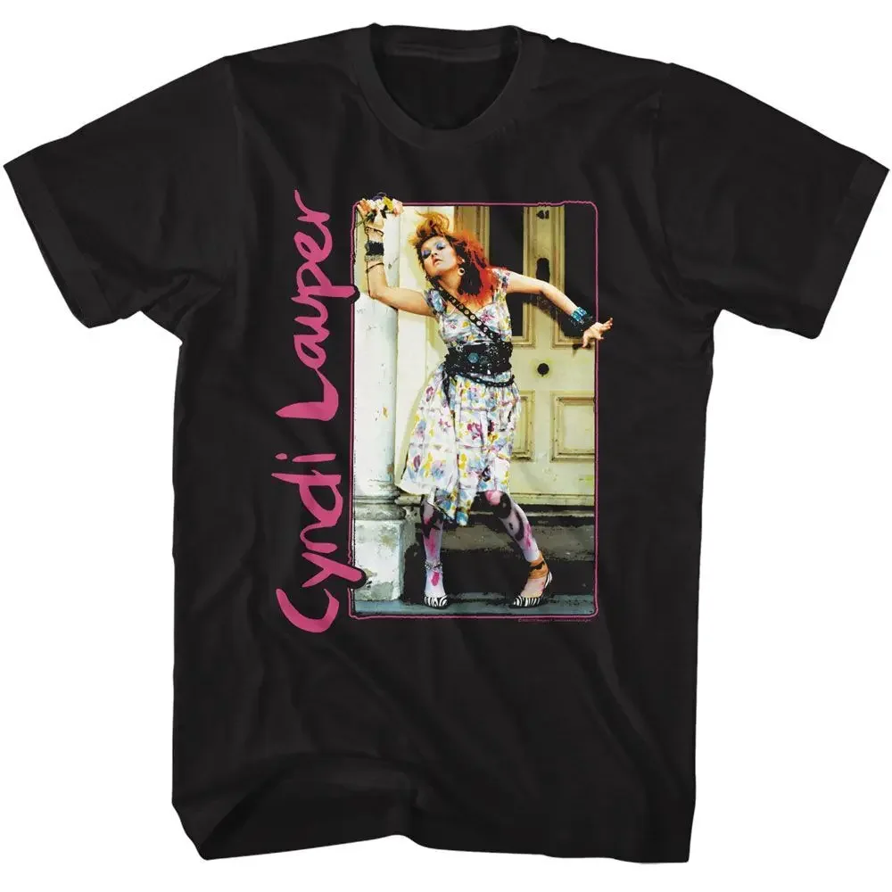 Cyndi Lauper Painted Dress And Tights Music T Shirt