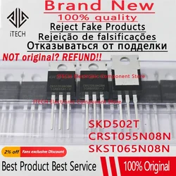 10pcs/lot Original SKD502T CRST055N08N SKST065N08N TO220 MOSFET 100% New and Genuine
